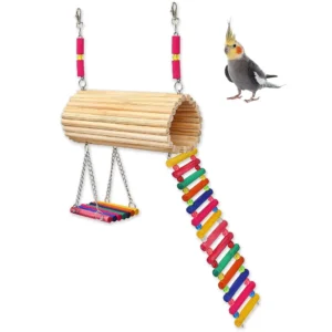 Brinquedo Parquinho Playground Para Calopsita Periquito Twister Hamster