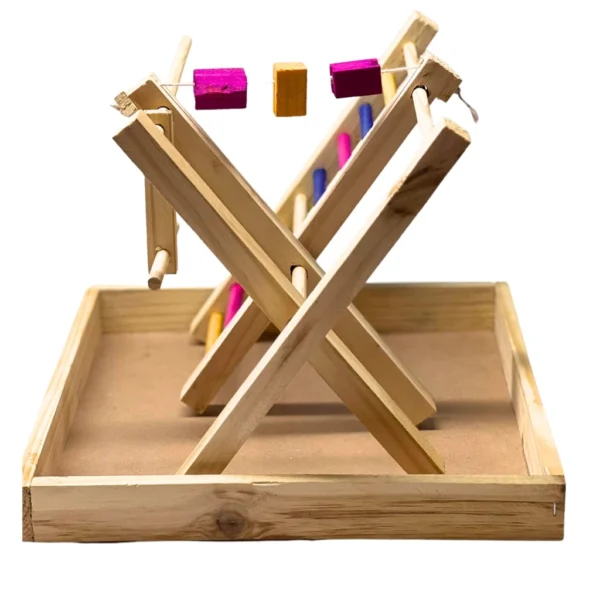 Brinquedo Playground Para Calopsita Periquito Twister Hamster - Imagem 4