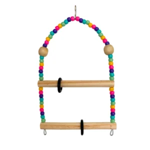 Balanço com coquinho para calopsitas colorido