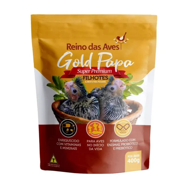 Papinha para filhotes de calopsitas 400g